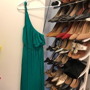 J.Crew One Shoulder Maxi Dress